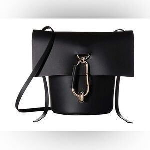 Zac Posen Medium Belay Bucket Smooth Italian Leather Shoulder/Crossbody Bag